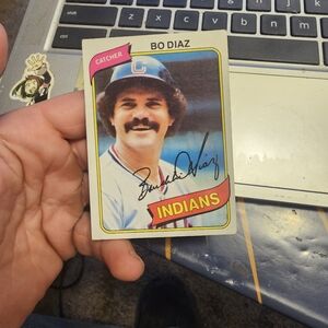 Bo diaz baseball card